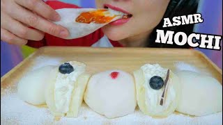 ASMR FRESH STRETCHY MOCHI SOFT RELAXING EATING SOUNDS NO TALKING  SASASMR [upl. by Ibed]