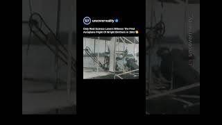 Footage of Worlds First Airplane Flight by Wright Brothers airplane invention engineering [upl. by Albertson]