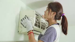 Air conditioning systemlearning airconditionermaintenance diy [upl. by Kone713]