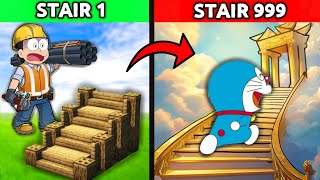 Nobita Build Stairways To Heaven 😱  Funny Game [upl. by Aran]