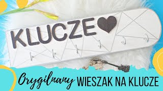 Jak zrobić wieszak na klucze  DIY 💛 [upl. by Kelli]