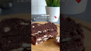 NOBAKE  The Easiest Recipe Ever ❤️🍫 short chocolatecake nobake homemade dessert [upl. by Sutherland399]