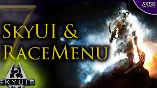 SkyUI amp RaceMenu  How To Mod Skyrim Guide 2022 [upl. by Hylan]