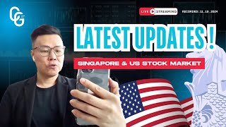 Singapore Stock amp US Stock Latest Market Update [upl. by Eissel309]