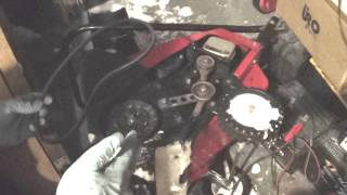 Toro CCR PowerliteE snow blower drive belt replacement [upl. by Casaleggio752]