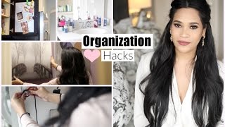 Life Hacks amp Organization Tips  MissLizHeart [upl. by Downs]