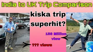 Indian backpacker vs Vikas Dayal ⚡ India to London road trip kiska badhiya  indiatolondon [upl. by Adnamra]