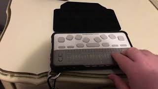 A BrailleSense That Runs Android A Tour Of The BrailleSense Polaris Mini [upl. by Sapphira167]