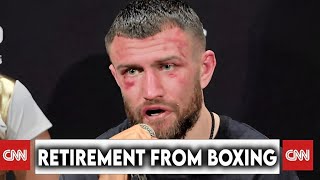 BREAKING NEWSVasiliy Lomachenko Retirement Announcement After George Kambosos Jr FIGHT [upl. by Nauqan204]