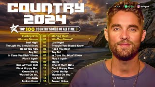 Country Music 2024 Collection  Chris Stapleton Morgan Wallen Luke Bryan Lee Brice Thomas Rhett [upl. by Coriss642]