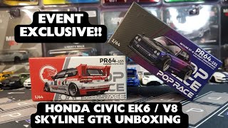 MIDNIGHT PURPLE V8 SKYLINE GTR unboxing and reviewpoprace [upl. by Amin392]