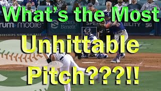 Whats the Most Unhittable Pitch in Baseball shorts [upl. by Nyrak]