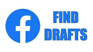 How to Find Drafts on Facebook [upl. by Palmira]