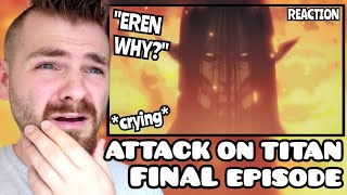 THE END IS HERE  ATTACK ON TITAN  FINAL CHAPTER PT 2  SEASON 4  New Anime Fan  REACTION [upl. by Lore]