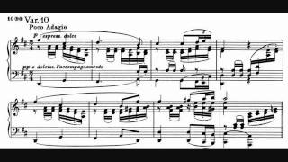 Brahms  Variations on a Theme of Robert Schumann Op 9  Katchen [upl. by Adnilym854]