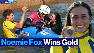 Emotional Moment Noemie Fox Wins Olympic Gold [upl. by Dorren104]