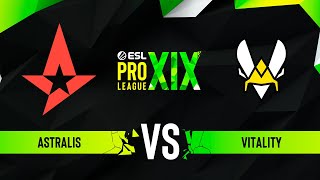 Astralis vs Vitality  ESL Pro League Season 19  Semifinal [upl. by Catha]