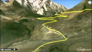 3D tour Col du Galibier 2645m from Briancon  Valloire [upl. by Valentia908]