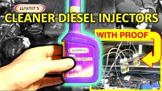 Wynns diesel injector cleaner TESTPROOF beforeafter fuel treatment and it works [upl. by Kwei]