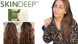 WHAT IS SOLID SHAMPOO detailed review of skindeep hair revival shampoo skincare lifestyle [upl. by Bijan]