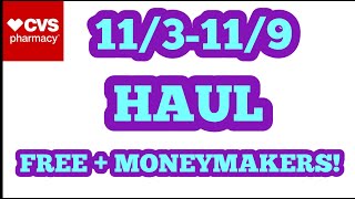 FREE amp MONEYMAKERS CVS HAUL 113119 [upl. by Cami187]