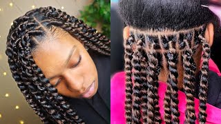 Passion Twist Tutorial  •New Wrapping Method •Braidsbytyti [upl. by Morley]