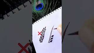 Easy trick to draw leaves vine 🌿 leavemehndi mehndi youtubeshorts [upl. by Amron]