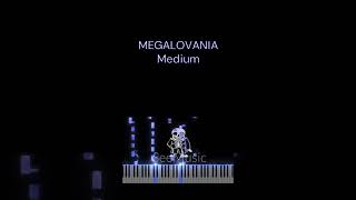 MEGALOVANIA Medium Tutorial Piano [upl. by Victory357]