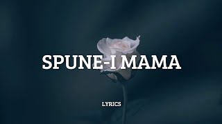 Theo Rose amp Andrei Banuta  Spunei Mama  versuri [upl. by Xino304]