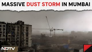 Mumbai Weather Today  Mumbai Witnesses First Rain Of Season Accompanied By Massive Dust Storm [upl. by Decrem]