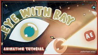 Eye with rays transition  animation Ae Tutorial [upl. by Garrik499]