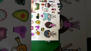 ❗Sticker book❗ diy shortvideo tocalifeworld tocaboca quietbook stickerbooks sticker paperdiy [upl. by Mendelson]