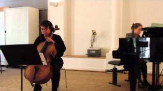 Sonata for Cello and Piano Op 21  II by Henrique Oswald [upl. by Tonie]