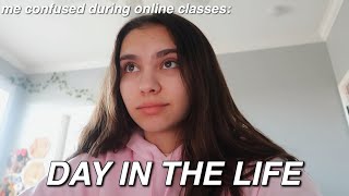 day in the life of a public school student doing online classes [upl. by Jannelle]