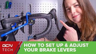 How To Set Up And Adjust Your Brake Levers  GCN Maintenance Monday [upl. by Notneiuq]