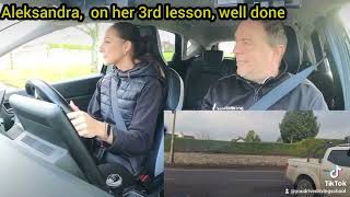 Aleksandra driving in Cork City Bishopstown [upl. by Palma]