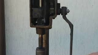 Hand crank drill press [upl. by Dilks]