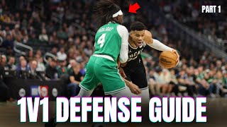 Ultimate Guide To Guarding Anyone 1v1 In Basketball🔒Part 1 [upl. by Carroll345]