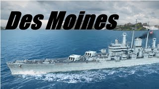 WOWS Des Moines World of Warships  Replay Deutsch wows worldofwarships [upl. by Thomson]