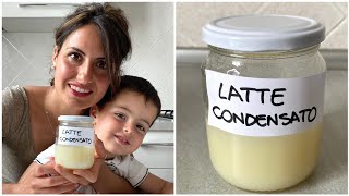 LATTE CONDENSATO FATTO IN CASA IN 10 MINUTI [upl. by Aisile]