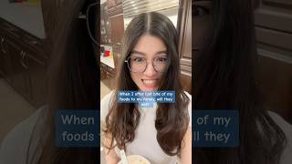 When I offer last bite of my foods to my family…😝 funnyvideo comedy reaction family [upl. by Jemena]