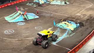 Monster truck mania Sydney 2024 racing [upl. by Adnilim]