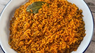 HOW TO COOK PERFECT NIGERIAN JOLLOF RICE  JOLLOF RICE RECIPE [upl. by Rubenstein]