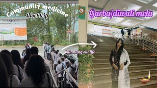 Balancing life alongside medical collegecommunity medicinegarba diwali mela [upl. by Jepson762]