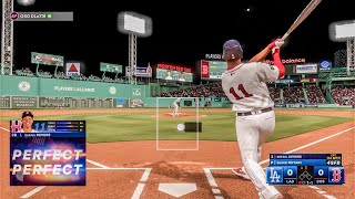 MLB The Show 24 Online Rated Red Sox vs Dodgers PS5 Gameplay [upl. by Demeter]