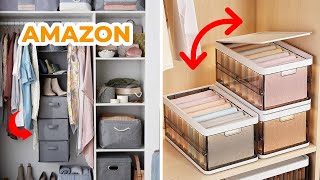 21 Essential AMAZON Closet Organization Items for 2024 That Truly Work  Small Closet Organizers [upl. by Davide]