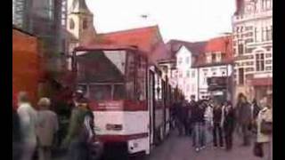 Straßenbahn Erfurt  Der Typ KT4D [upl. by Herra748]