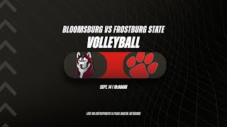 BLOOMSBURG VS FROSTBURG STATE VOLLEYBALL [upl. by Uamak]