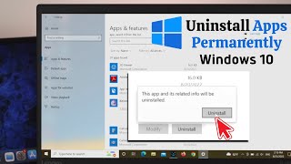 Windows 10 How to Uninstall Programs Permanently 『Uninstall Software』 [upl. by Nairolf]