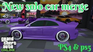 Best solo car merge glitch gta 5 online new and EZ 100 working [upl. by Castro203]